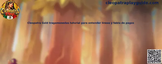 Cleopatra Gold tragamonedas tutorial para entender líneas y tabla de pagos