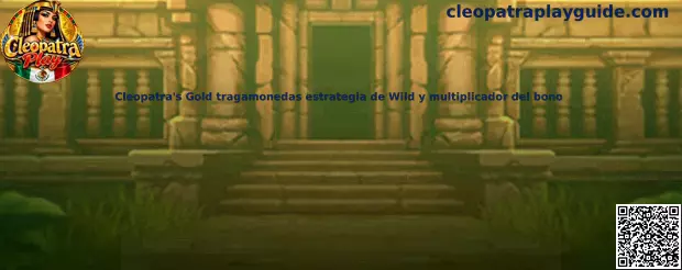 Imagen de referencia de Cleopatra's Gold para consultar los símbolos Wild, pirámides Scatter y funciones de bono