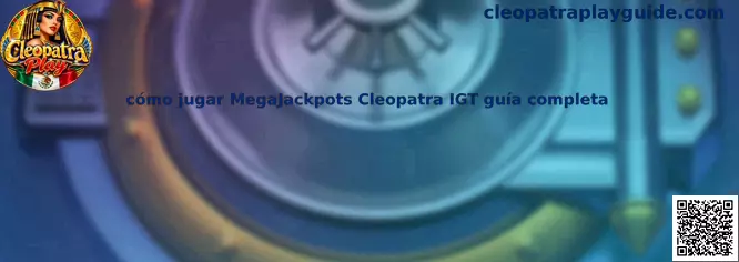 Guía visual sobre cómo jugar MegaJackpots Cleopatra IGT