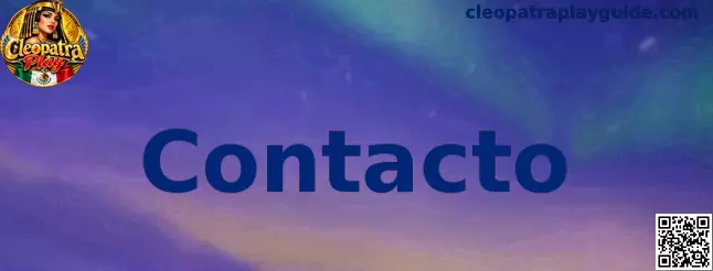 Página de contacto y atención de Cleopatra Play
