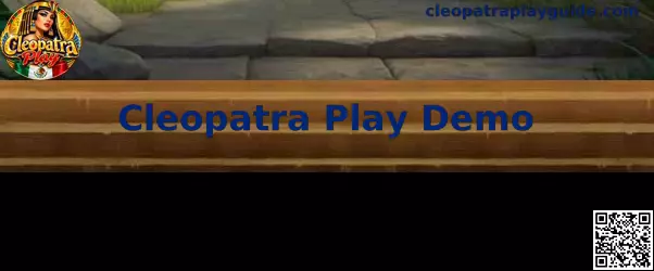Vista ilustrativa de Cleopatra Play Demo con temática del Antiguo Egipto