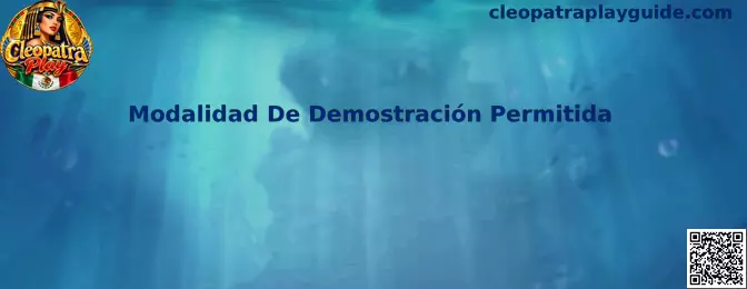 Modalidad De Demostración Permitida en Cleopatra Play